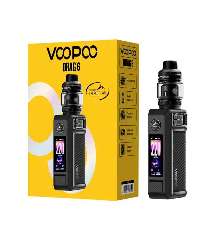 VooPoo Drag 6 Box Mod Kit | Vape Shop Gurgaon